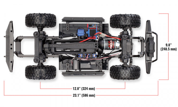TRAXXAS TRX-4 Scale & Trail Crawler Land Rover Defender Red RTR