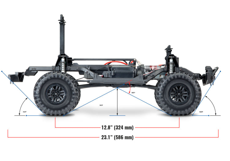 TRAXXAS TRX-4 Scale & Trail Crawler Land Rover Defender Red RTR