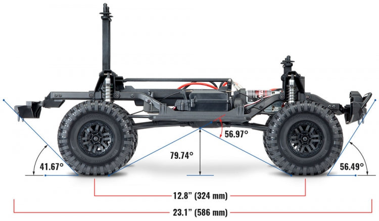 TRAXXAS TRX-4 Scale & Trail Crawler Land Rover Defender Silver RTR