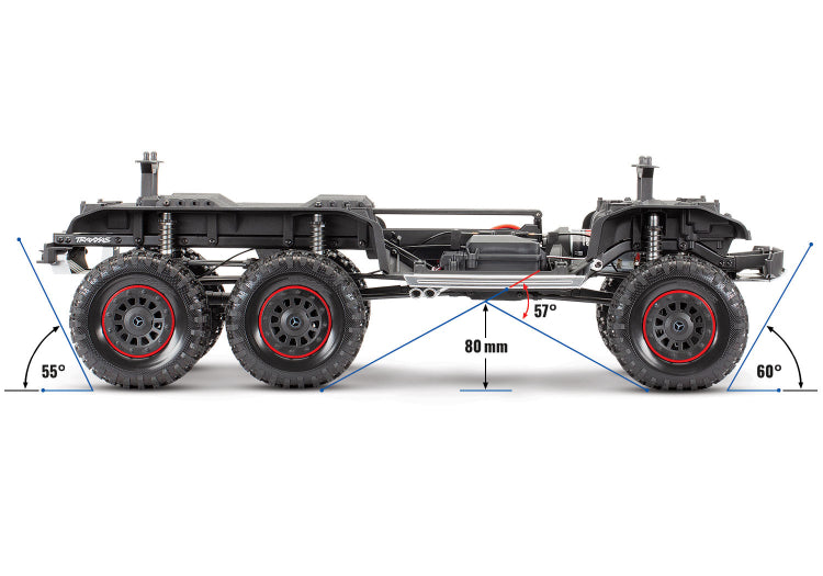Traxxas TRX-6 Mercedes-Benz G63 AMG 6x6 - WHITE Special Edition