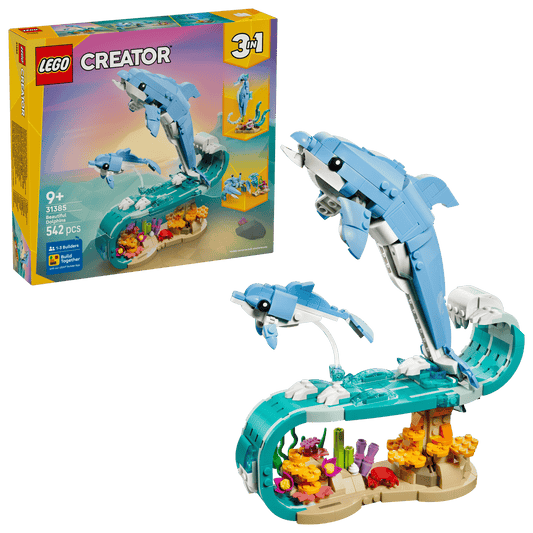 Lego 31385 - Meerestiere: Wunderschöne Delfine (Creator 3-in-1)