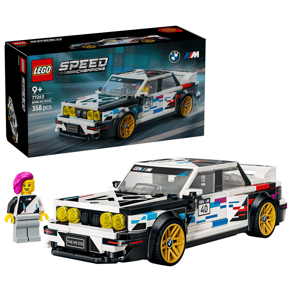 Lego 77263 - Speed Champions BMW M3 (E30)