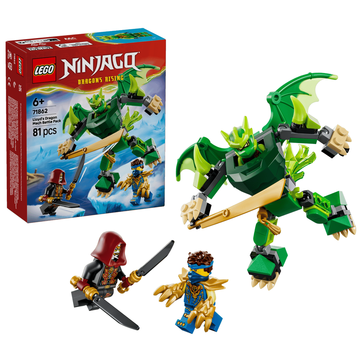 Lego 71862 - NINJAGO® Lloyds Drachen-Mech Battle Set