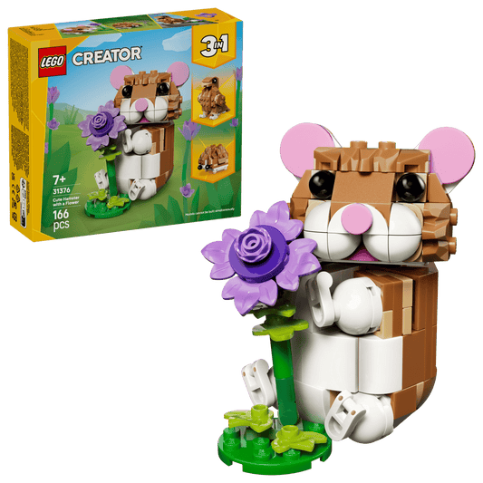 Lego 31376 - Niedlicher Hamster mit Blume (Creator 3-in-1)