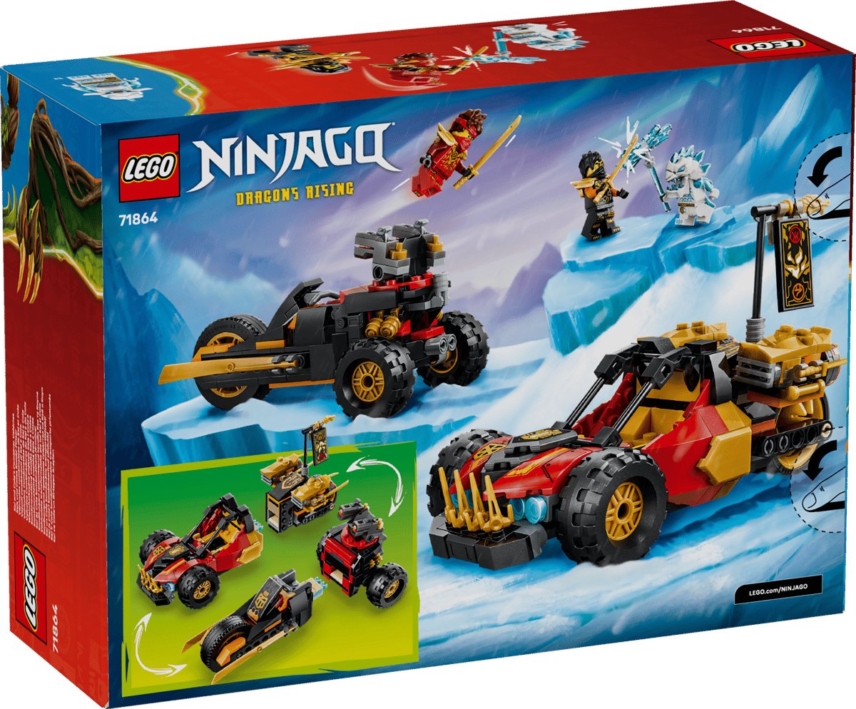 Lego 71864 - NINJAGO® Kais und Coles Kombi-Flitzer