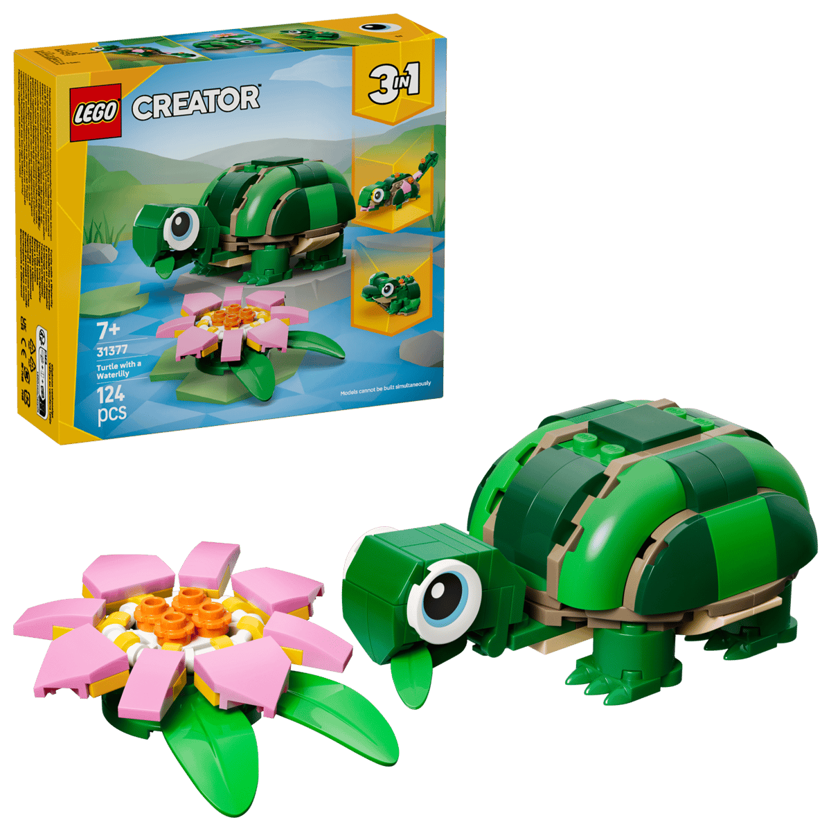 Lego 31377 - Schildkröte mit Seerose (Creator 3-in-1)