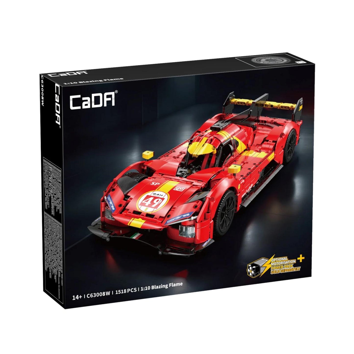 Cada C63008W - Blazing Flame 1/10 (1518 Teile)