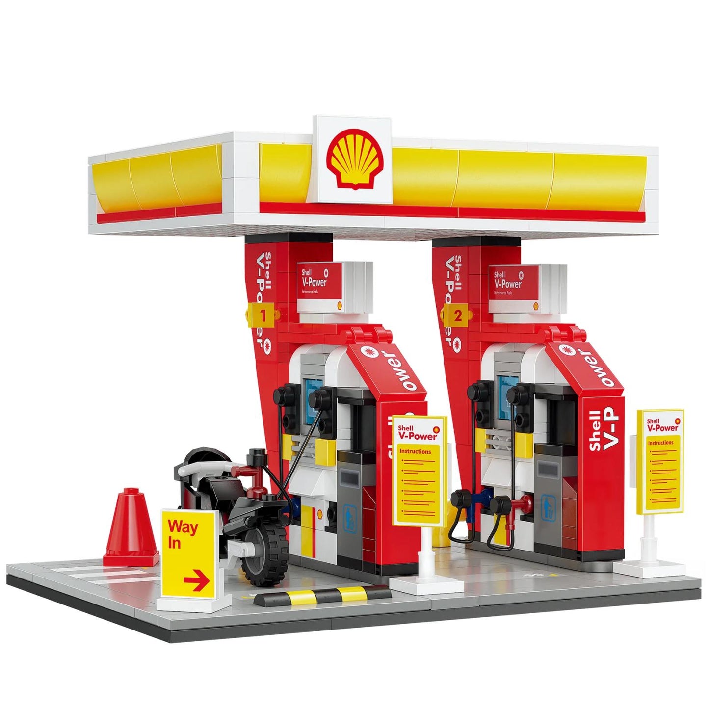 CADA C66028W - Shell Tankstelle (305 Teile)