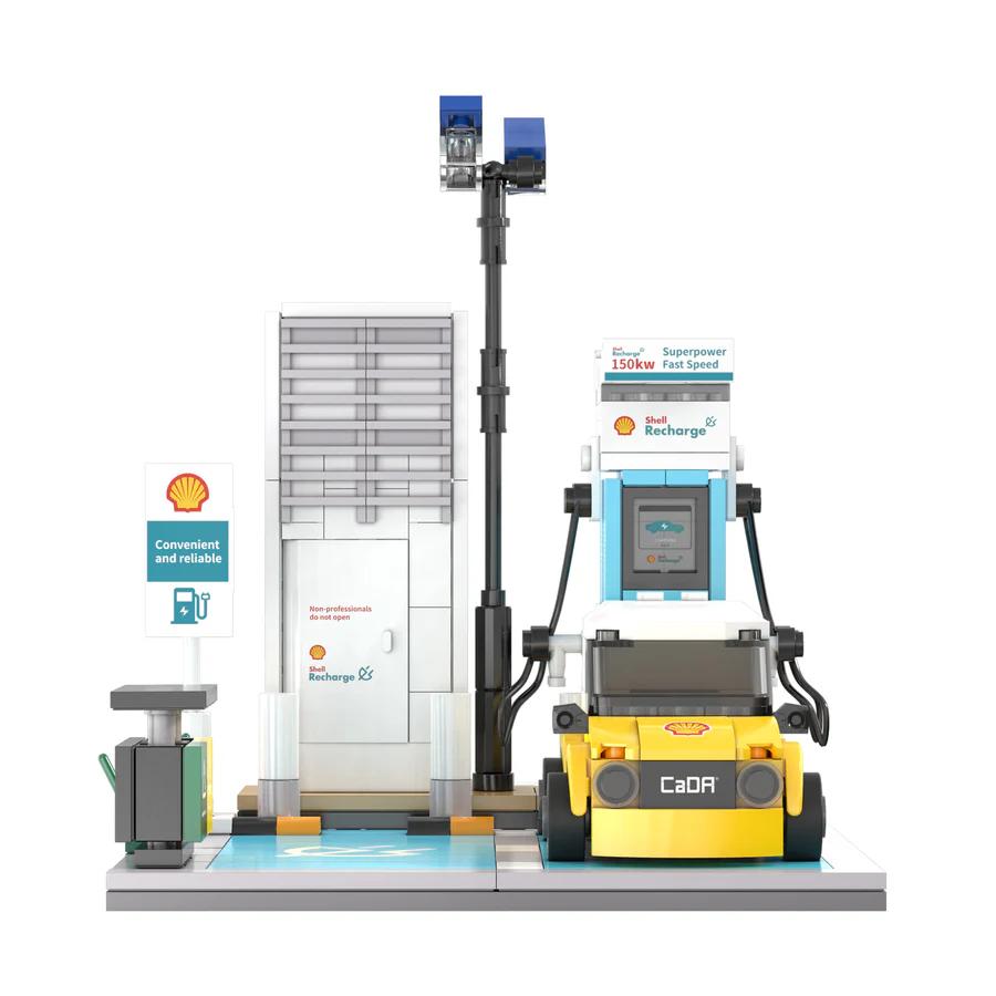 CADA C66029W - Shell Auflade-Station (308 Teile)