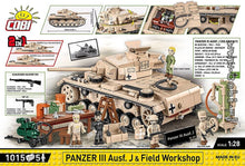 Laden Sie das Bild in den Galerie-Viewer, COBI 2561 - Panzer III Ausf. J &amp; Field Workshop - Limitierte Auflage
