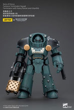 Laden Sie das Bild in den Galerie-Viewer, Warhammer The Horus Heresy Actionfigur 1/18 Tartaros Terminator Squad Terminator With Heavy Flamer And Chainfist 12 cm
