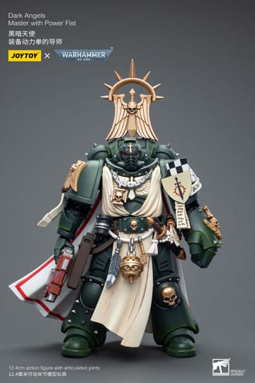 Warhammer 40k Actionfigur 1/18 Dark Angels  Master with Power Fist 12 cm