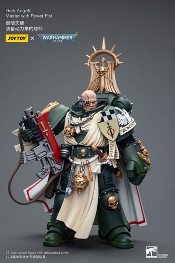 Warhammer 40k Actionfigur 1/18 Dark Angels  Master with Power Fist 12 cm