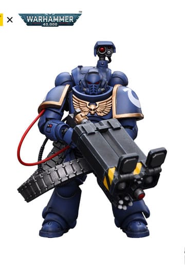 Warhammer 40k Actionfigur 1/18 Ultramarines Desolation Marine with Castellan Launcher (Superkrak) 12 cm
