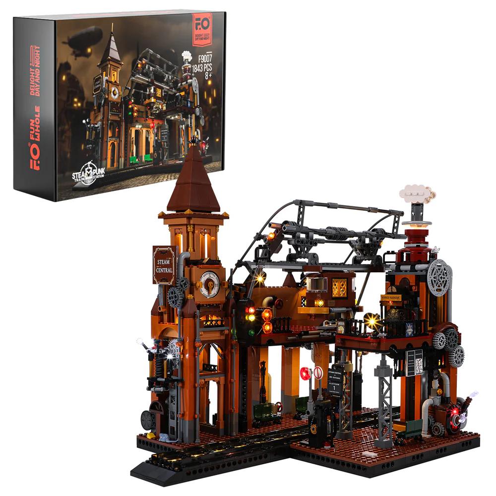 Lumibricks FO9007 - Steampunk Bahnhof