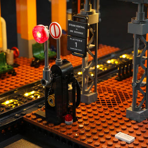 Lumibricks FO9007 - Steampunk Bahnhof