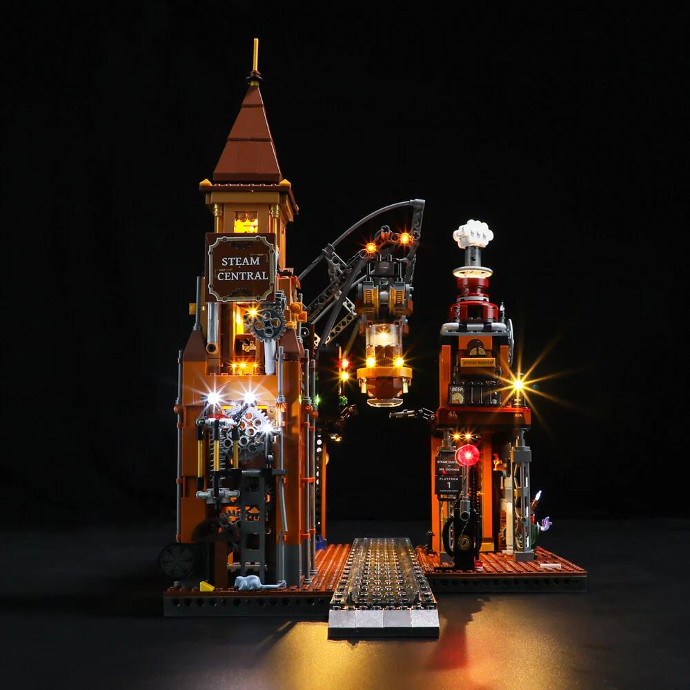 Lumibricks FO9007 - Steampunk Bahnhof