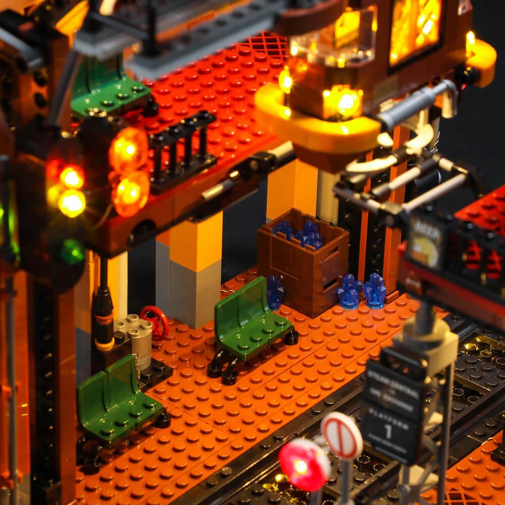 Lumibricks FO9007 - Steampunk Bahnhof