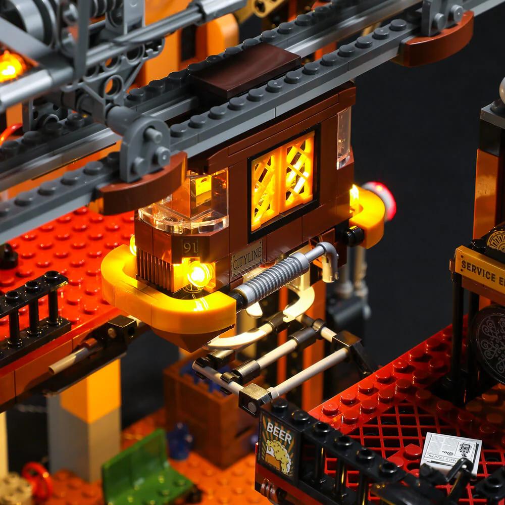 Lumibricks FO9007 - Steampunk Bahnhof