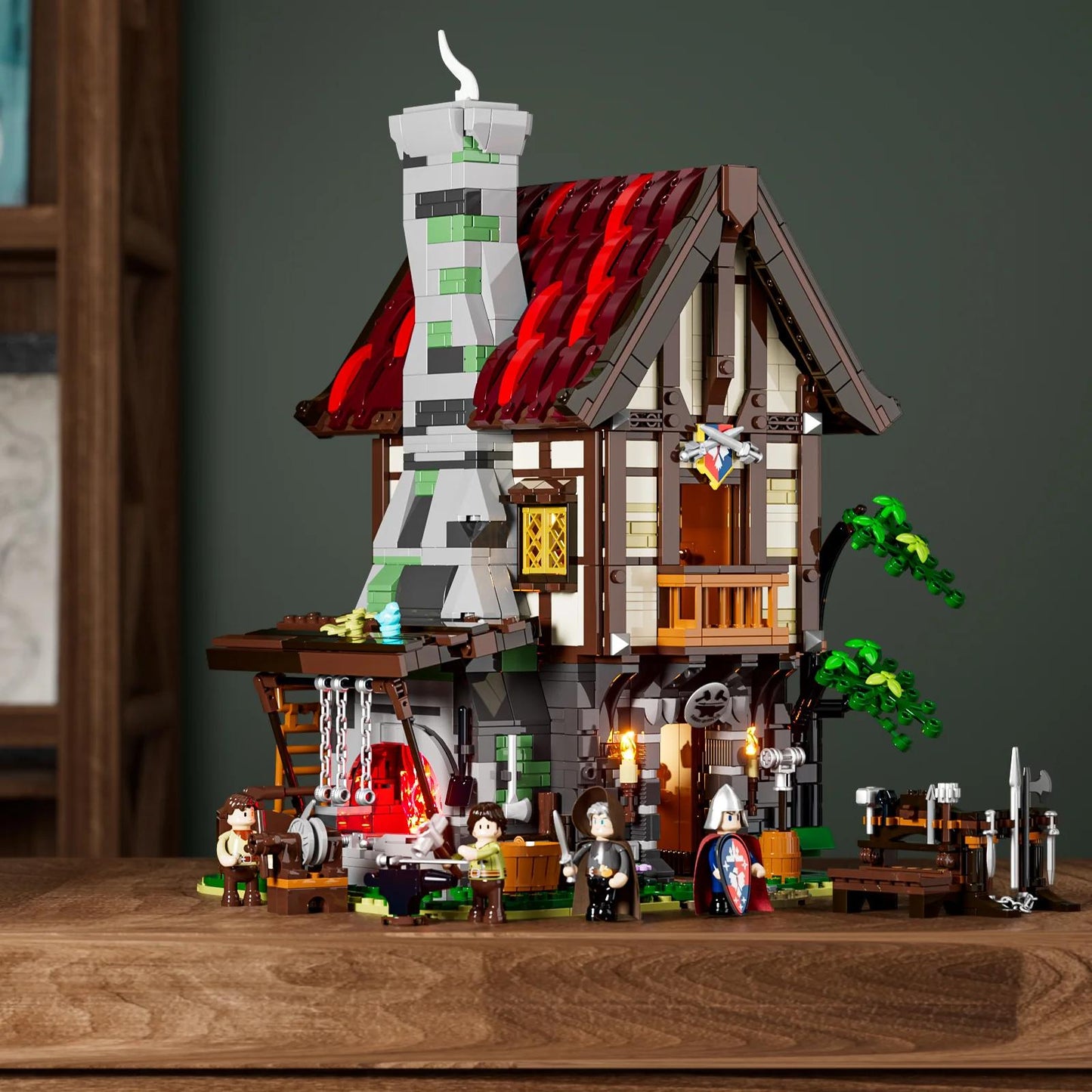 Lumibricks FO9040 - Mittelalterische Schmiede