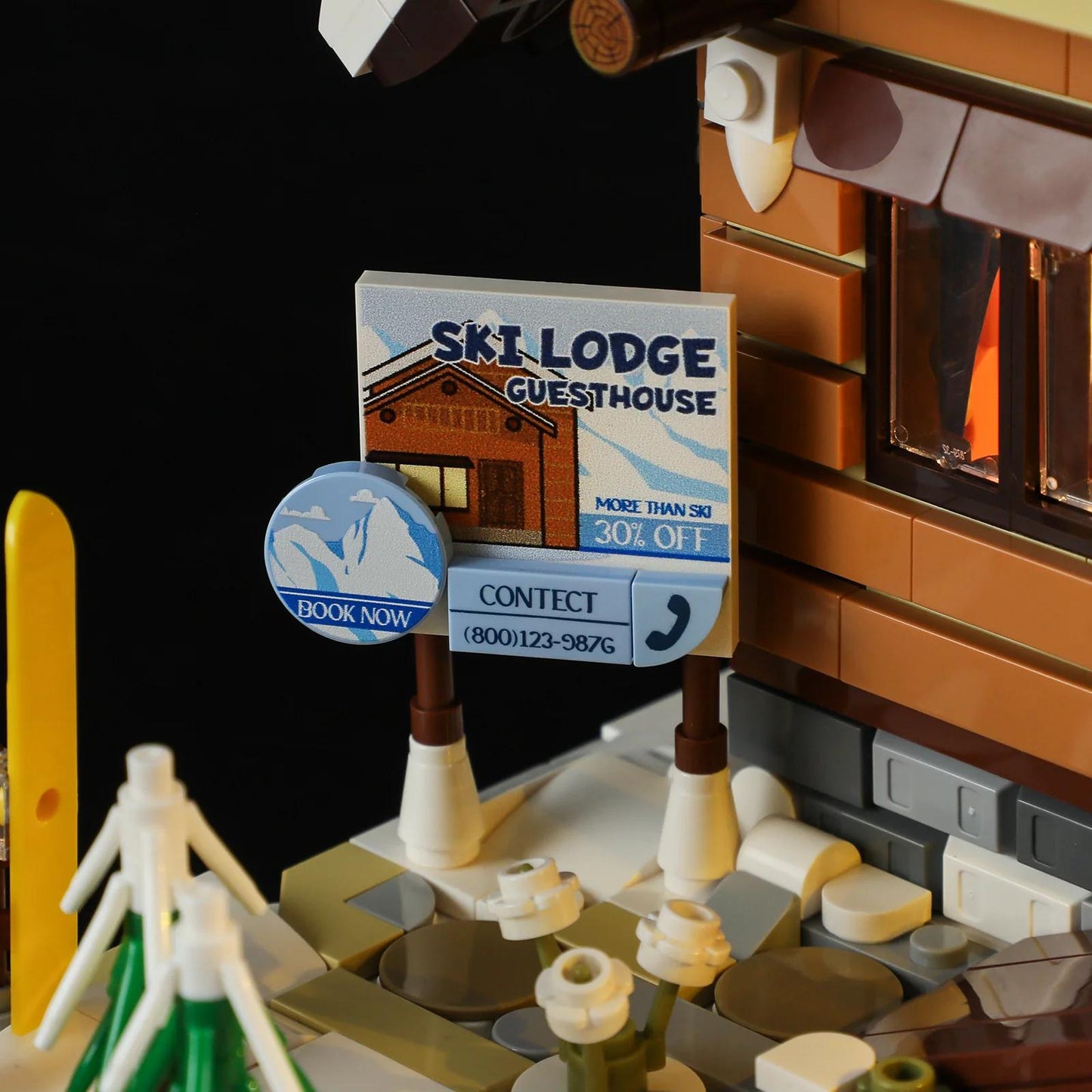 Lumibricks FO9041 - Ski Hütte