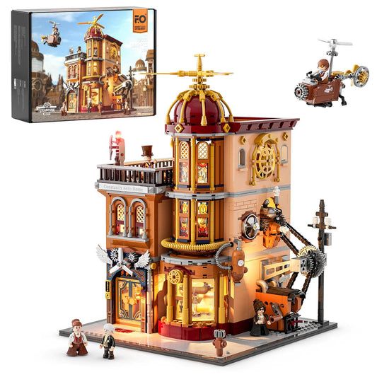 Lumibricks FO9050 - Steampunk Flug Club