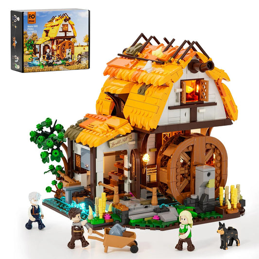 Lumibricks FO9061 - Mittelalterliche Wassermühle