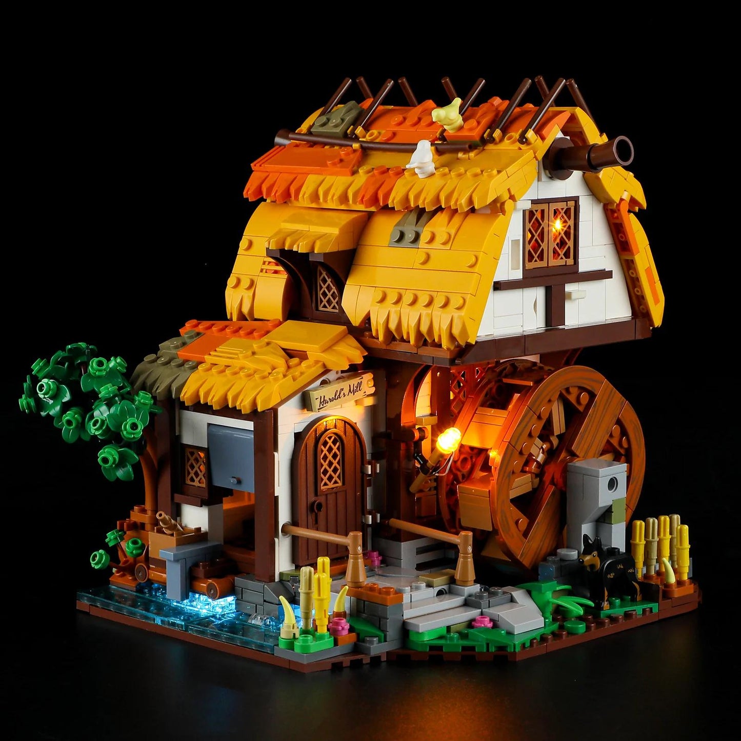 Lumibricks FO9061 - Mittelalterliche Wassermühle