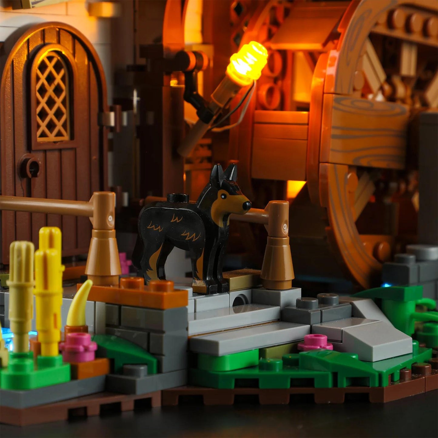 Lumibricks FO9061 - Mittelalterliche Wassermühle