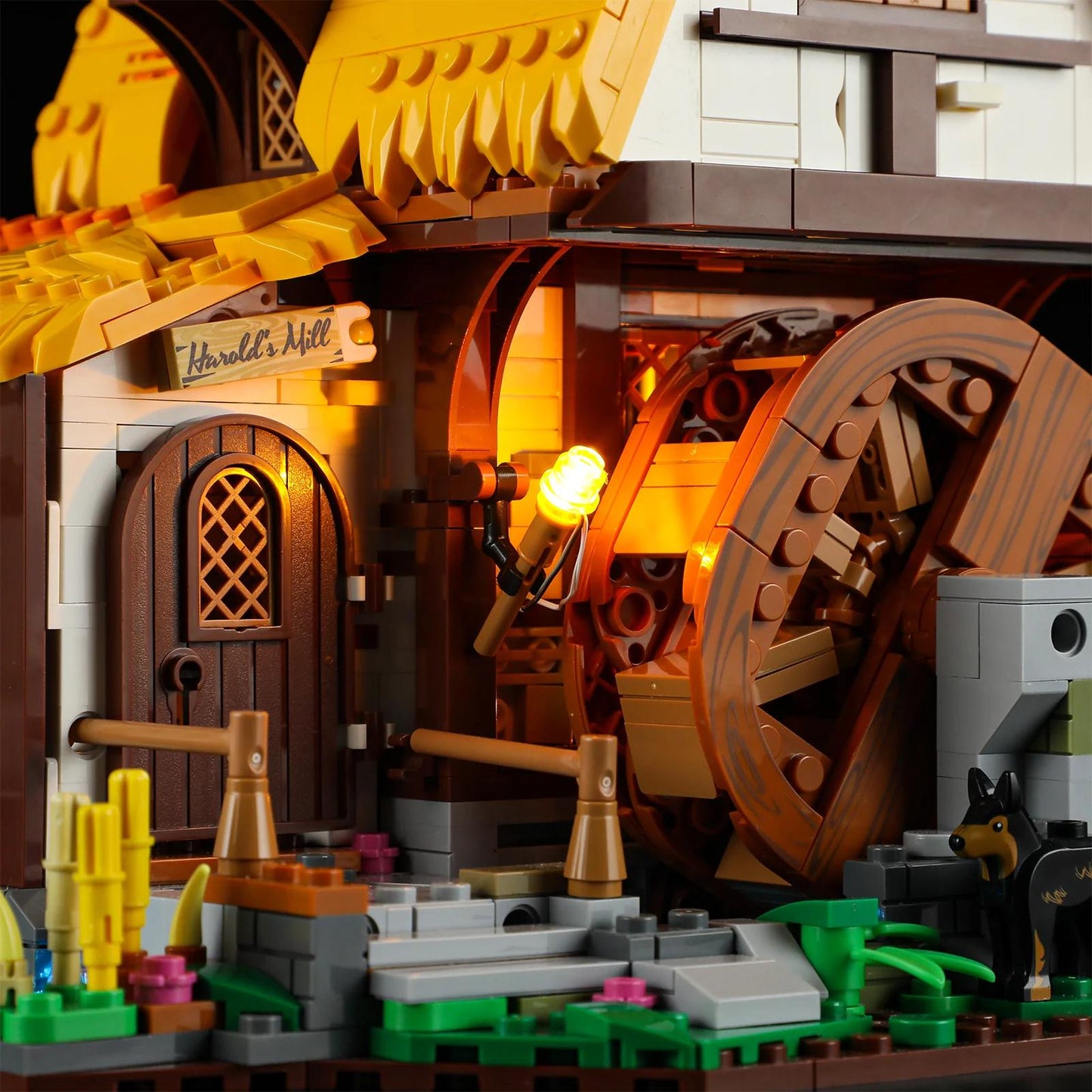 Lumibricks FO9061 - Mittelalterliche Wassermühle
