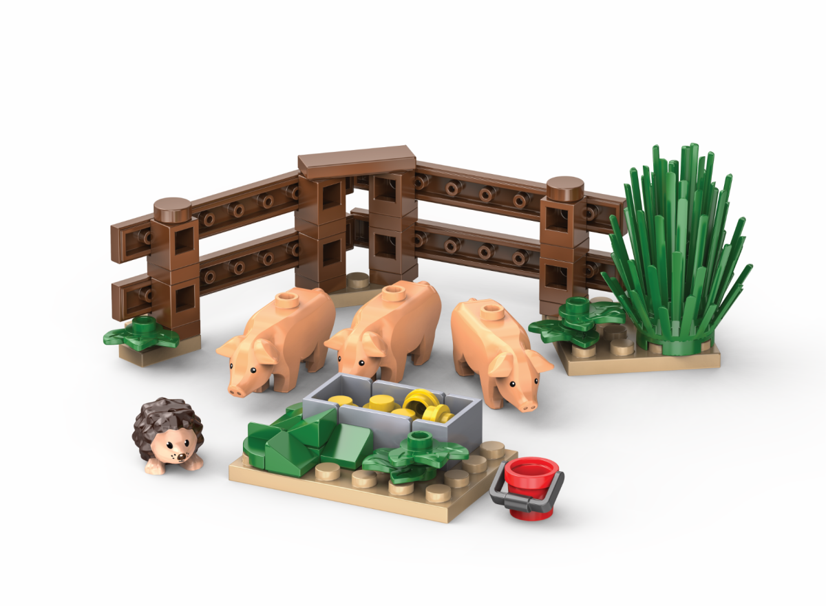 Kiddicraft - KC1103 - Schweine im Freiland