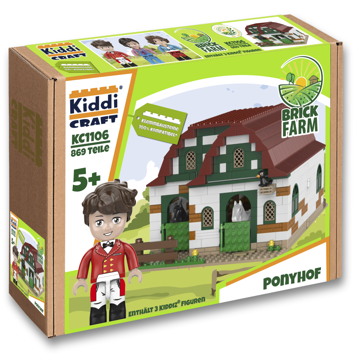 Kiddicraft - KC1106 - Ponyhof