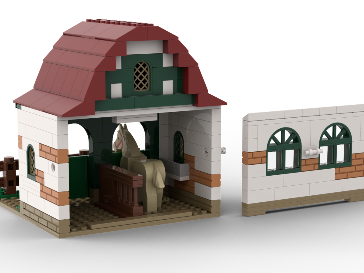 Kiddicraft - KC1107 Ponyhoferweiterung (Außenboxen)