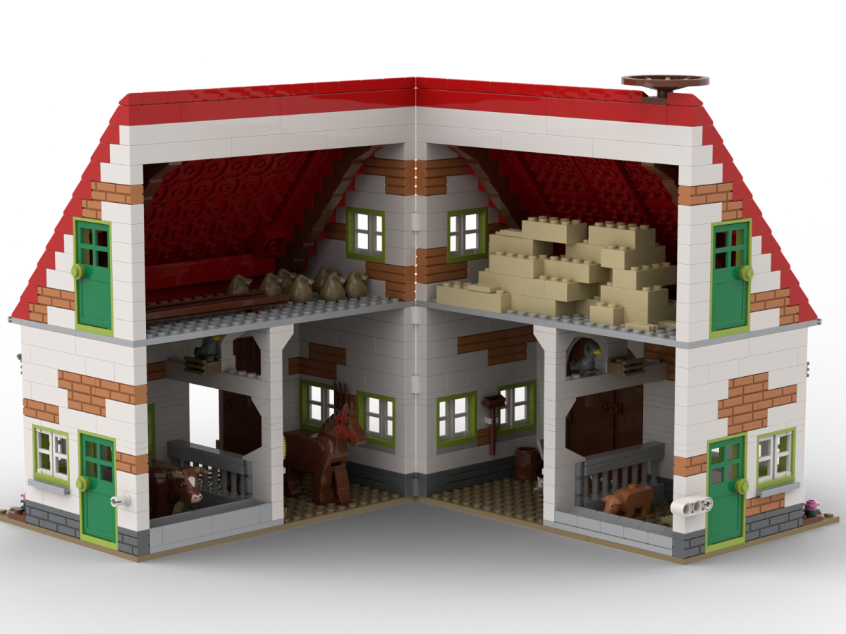 Kiddicraft - KC1108 - Bauernhof Stall