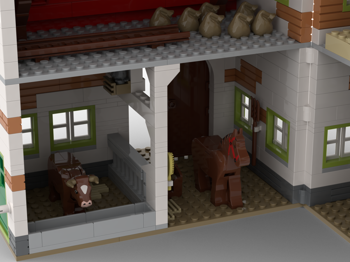 Kiddicraft - KC1108 - Bauernhof Stall