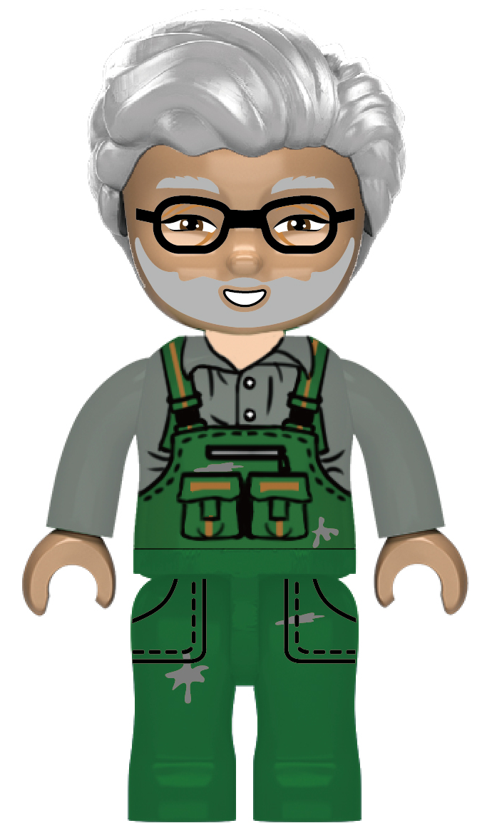 Kiddicraft - KC1108 - Bauernhof Stall