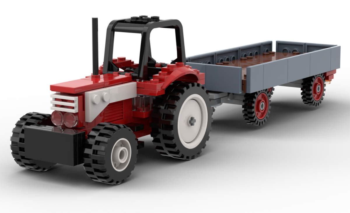 Kiddicraft - KC1110 - Großer Schlepper mit Anhänger
