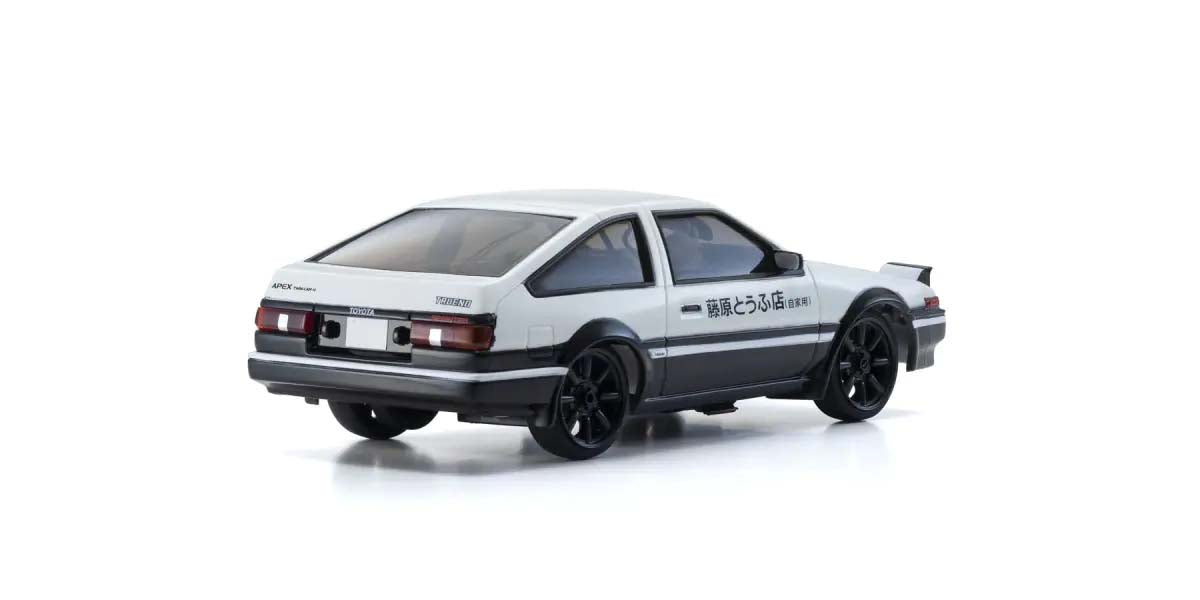 Kyosho First Mini-Z 1:28 Toyota Sprinter Trueno AE86 WH/BK