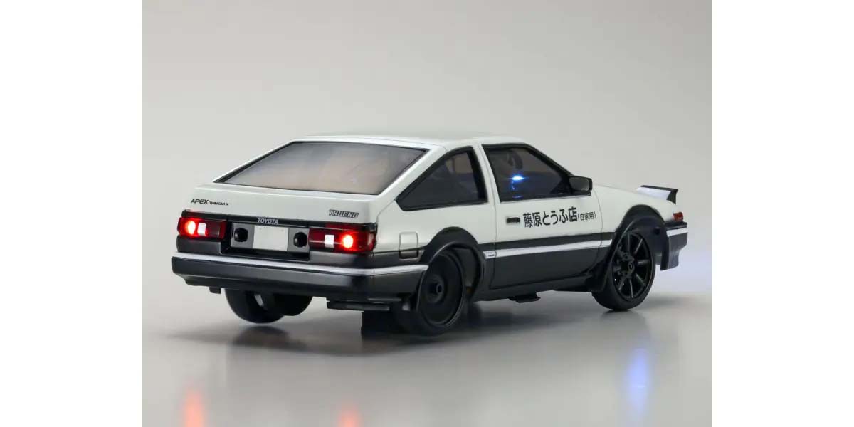 Kyosho First Mini-Z 1:28 Toyota Sprinter Trueno AE86 WH/BK