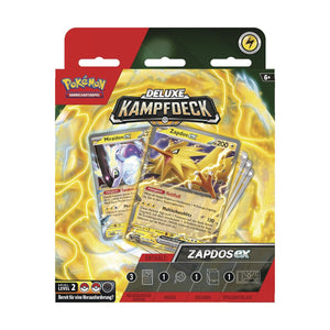 Pokemon Deluxe Battle Decks März 2024 - Zapdos EX Deck  *Deutsche Version*