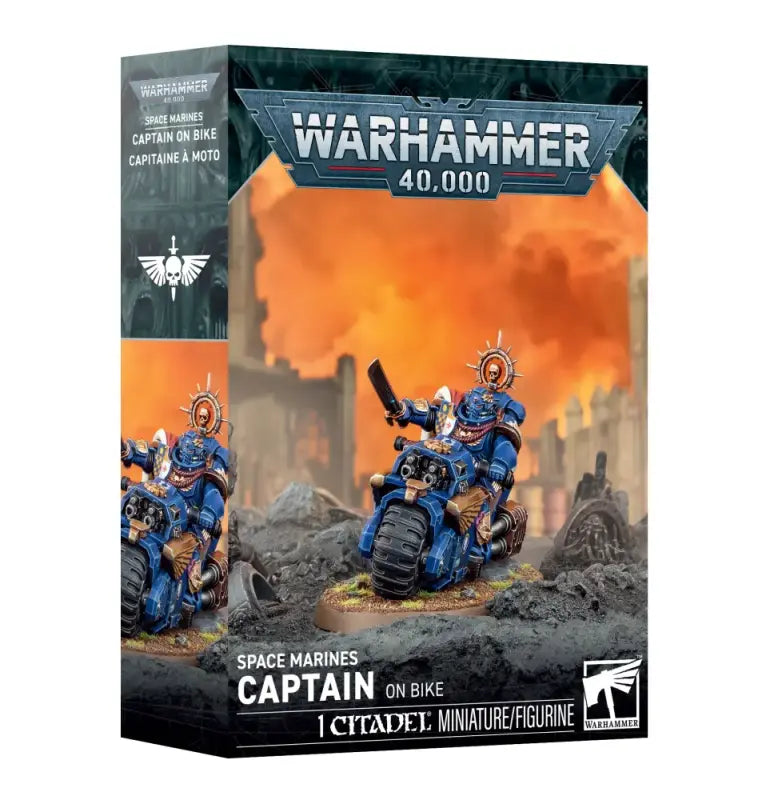 Warhammer 40K - Space Marines: Captain auf Bike