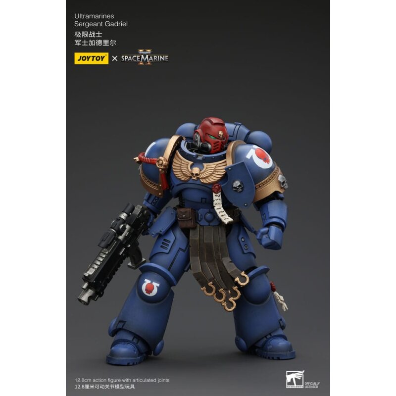 Warhammer 40k Actionfigur 1/18 Uitramarines Sergeant Gadriel 13 cm