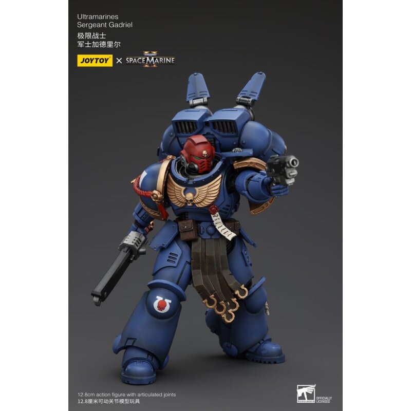 Warhammer 40k Actionfigur 1/18 Uitramarines Sergeant Gadriel 13 cm
