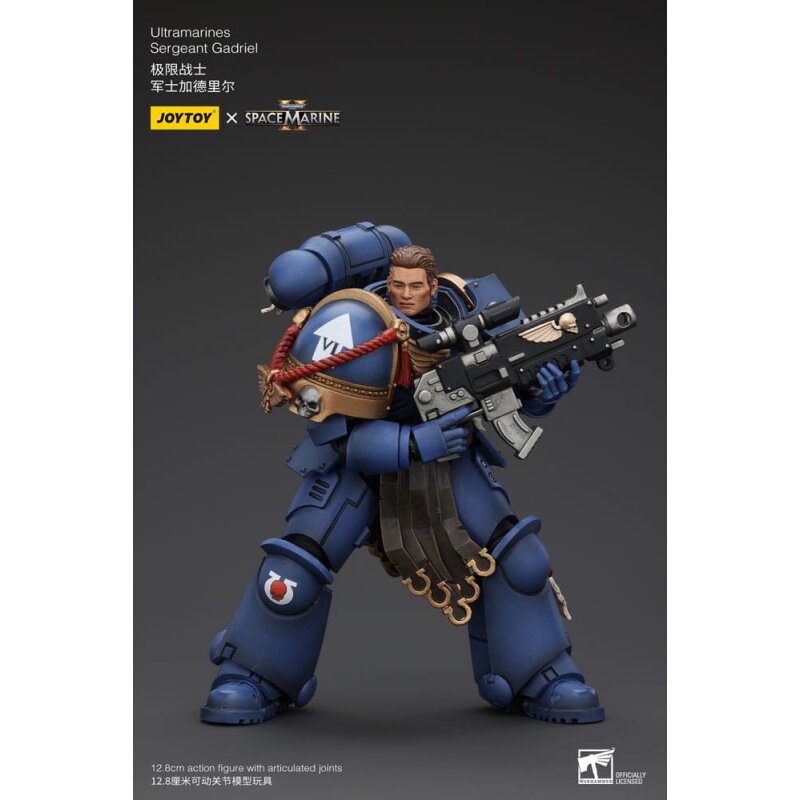 Warhammer 40k Actionfigur 1/18 Uitramarines Sergeant Gadriel 13 cm