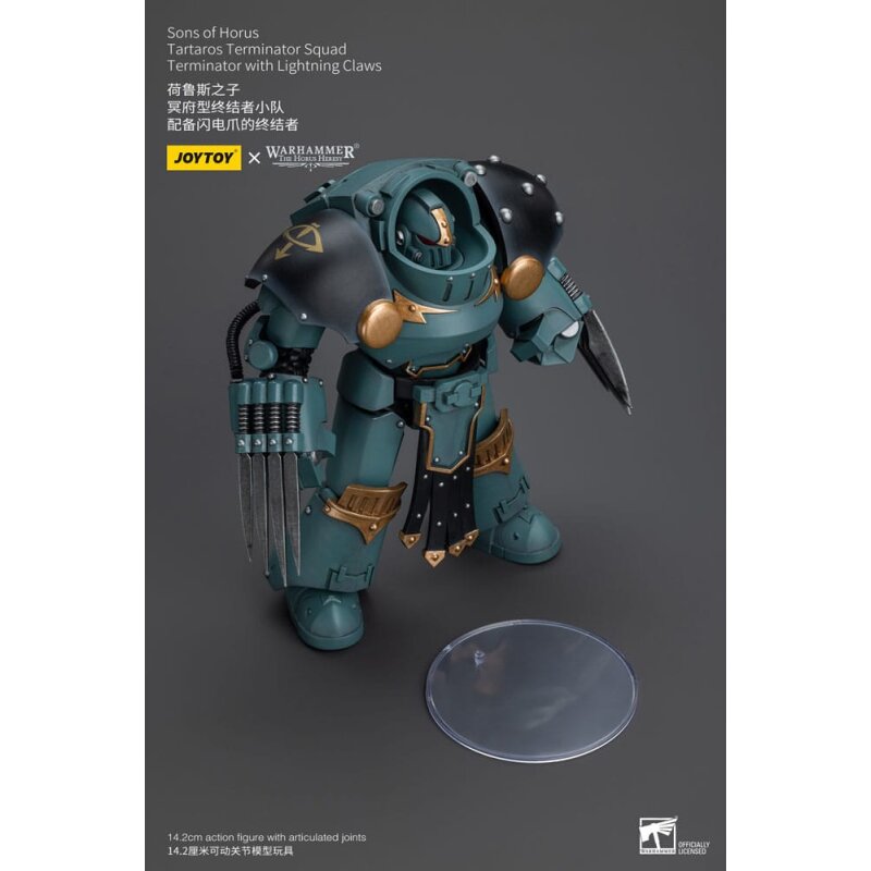 Warhammer The Horus Heresy Actionfigur 1/18 Tartaros Terminator Squad Terminator With Lightning Claws 12 cm