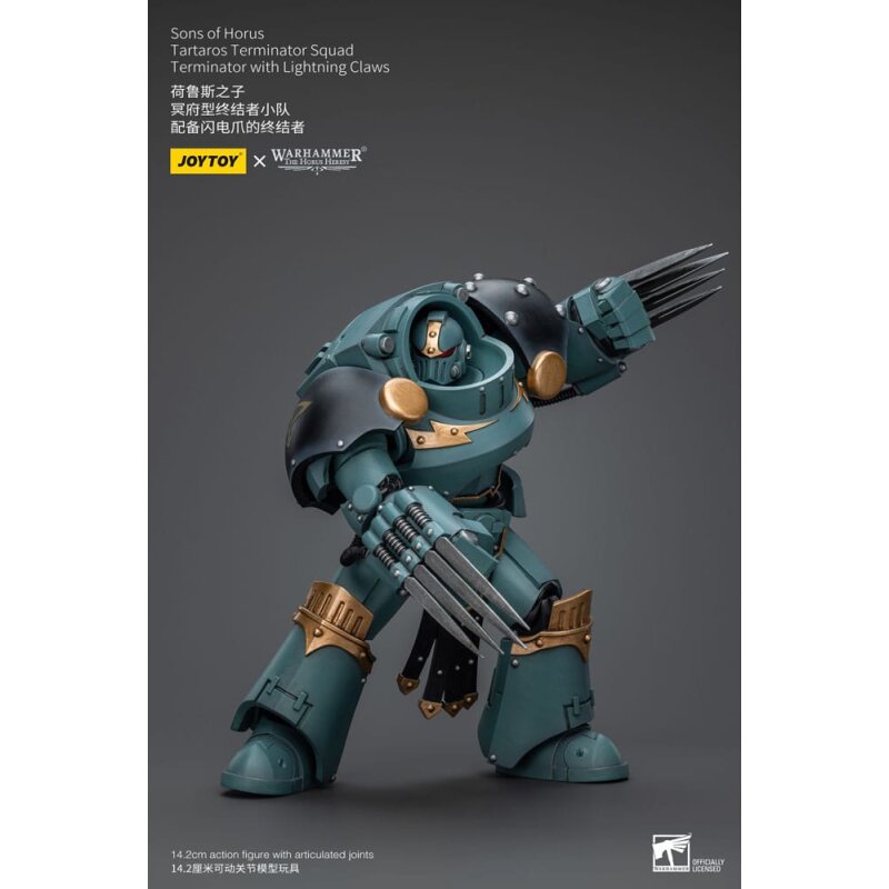 Warhammer The Horus Heresy Actionfigur 1/18 Tartaros Terminator Squad Terminator With Lightning Claws 12 cm