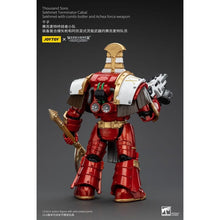 Laden Sie das Bild in den Galerie-Viewer, Warhammer The Horus Heresy Actionfigur 1/18 Thousand Sons Sekhmet Terminator Cabal Sekhmet with Combi-Bolter and Achea Force Weapon 14 cm
