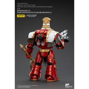 Warhammer The Horus Heresy Actionfigur 1/18 Thousand Sons Sekhmet Terminator Cabal Sekhmet with Combi-Bolter and Achea Force Weapon 14 cm