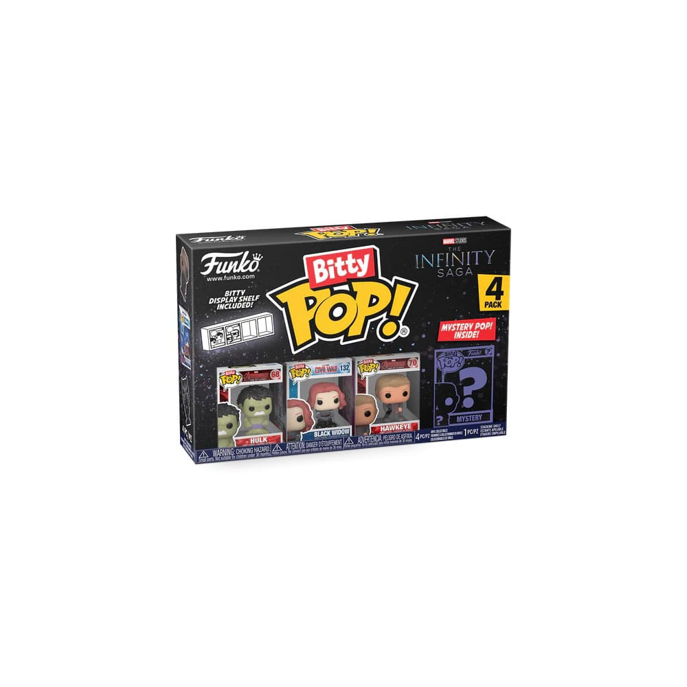 Marvel Bitty POP! Vinyl Figuren 4er-Pack Hulk 2,5 cm POP! Figuren Marvel