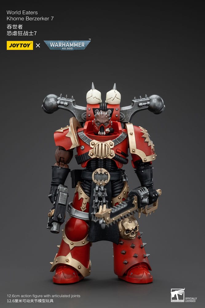 Warhammer 40k Actionfigur 1/18 World Eaters Khorne Berzerker 7